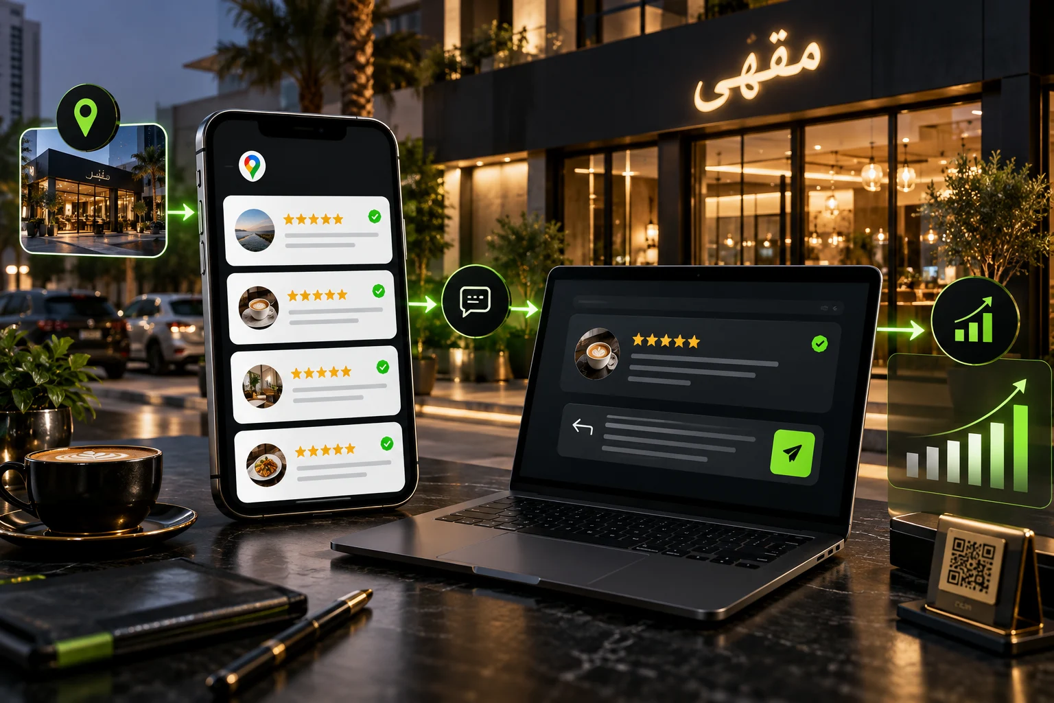 Review management and professional replies that build customer trust