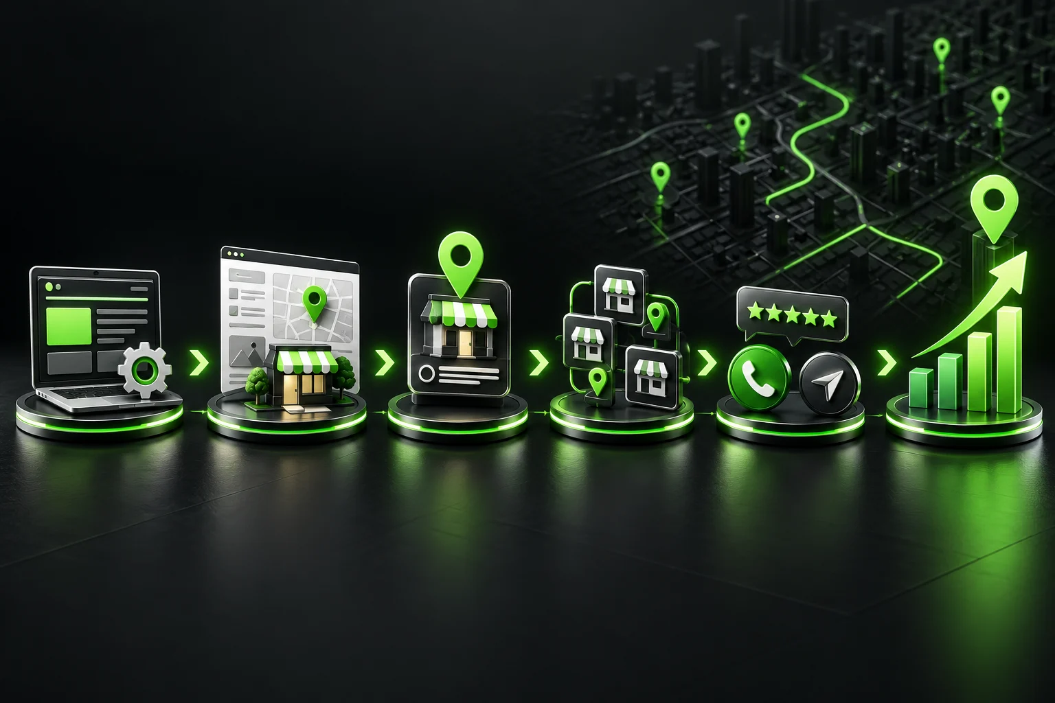 90-day roadmap from business profile setup to measurable local leads